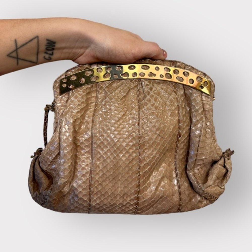 Vintage 1980’s Judith Leiber Snakeskin Bag